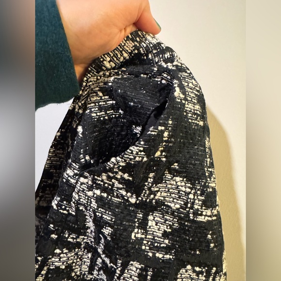 Zara Woman Black and White Women's Skirt size 5 - Picture 5 of 8